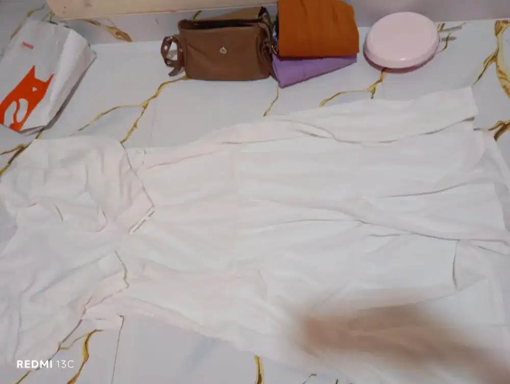 Gamis putih remaja preloved