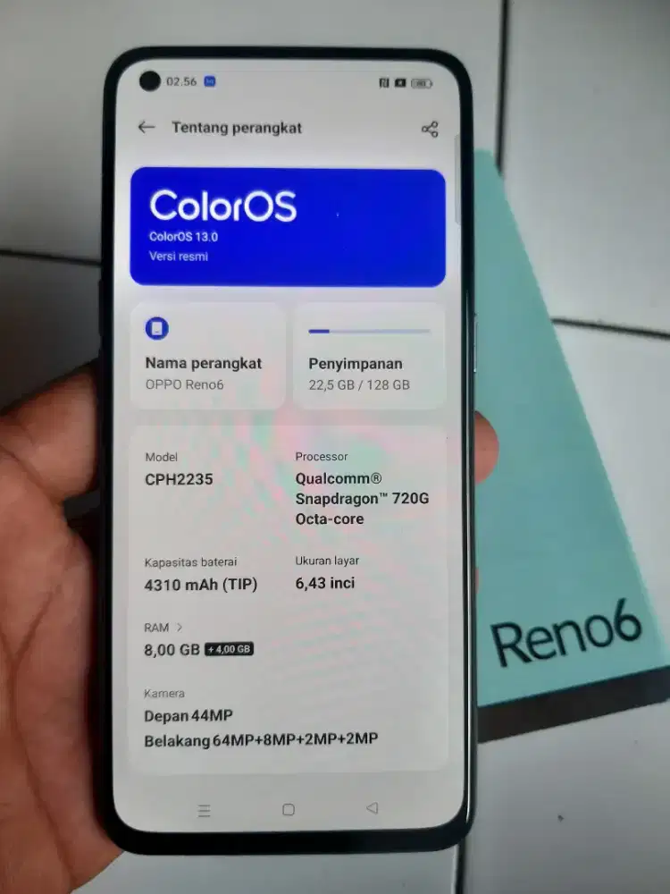 OPPO RENO 6 FULLSET