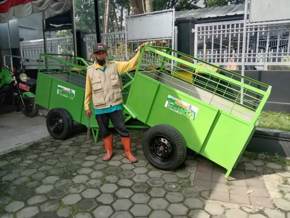 Gerobak sampah bandung budget menyesuaikan