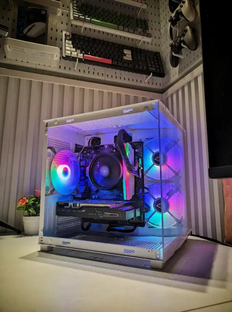 pc murah meriah ryzen x series + gtx 1650 siap gass