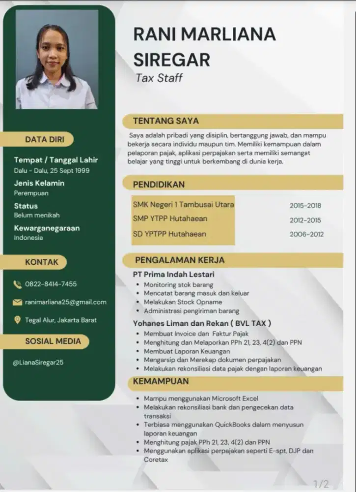 Mencari Loker accounting dan Tax