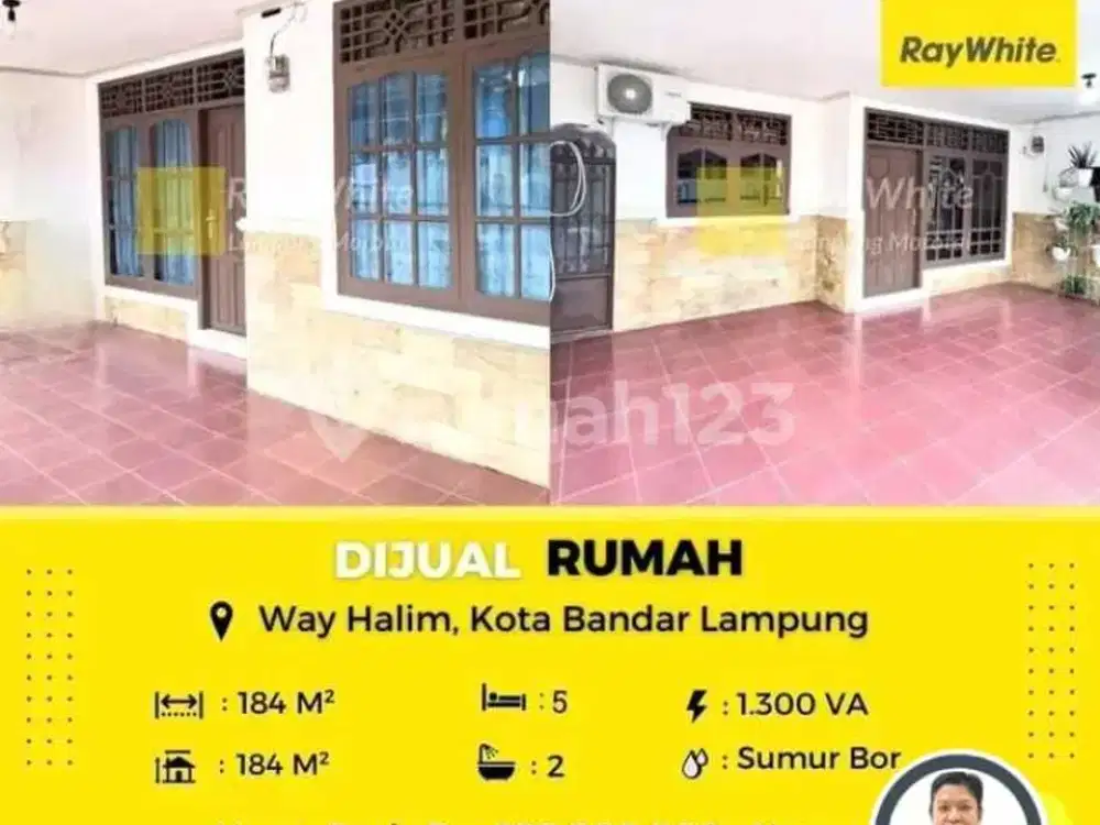DIJUAL CEPAT RUMAH DI WAY HALIM KOTA BANDAR LAMPUNG