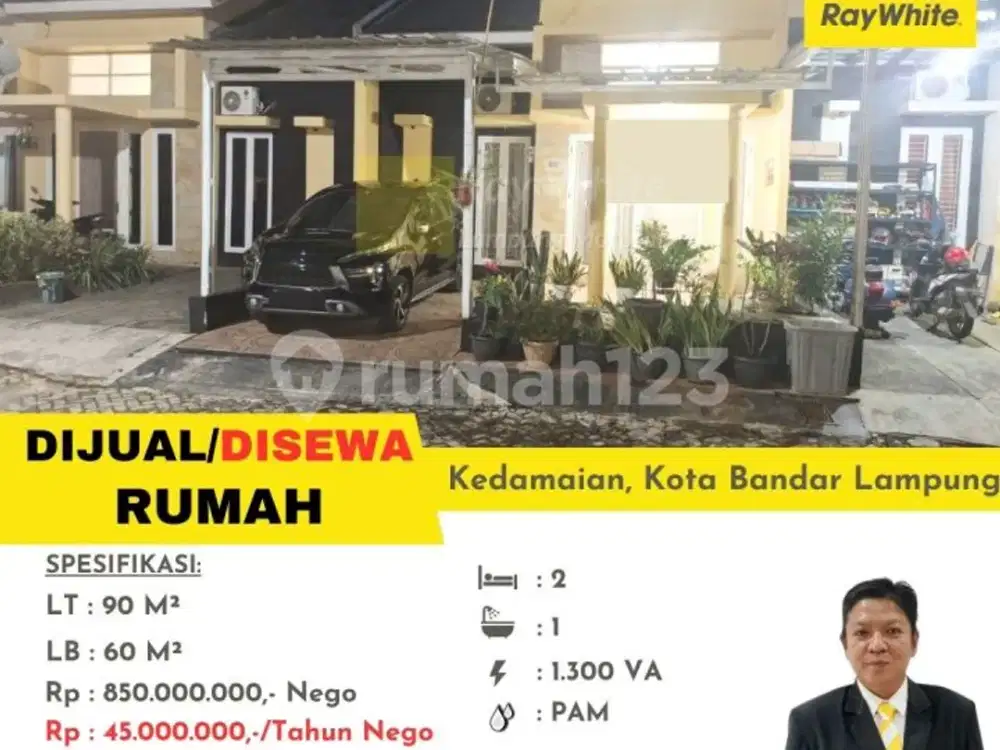 DIJUAL/SEWA RUMAH DI KEDAMAIAN