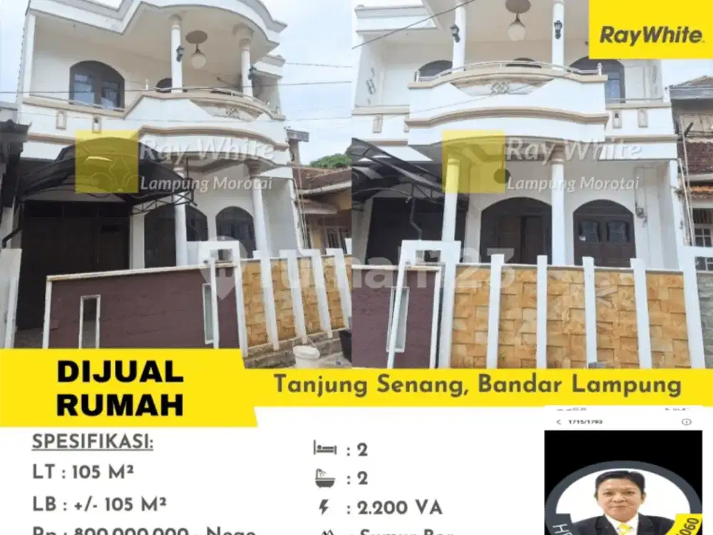DIJUAL  RUMAH DI TANJUNG SENANG KOTA BANDAR LAMPUNG
