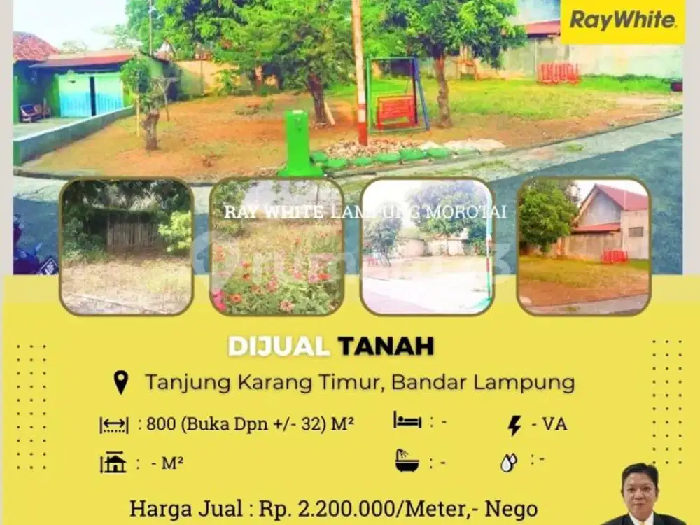 DIJUAL TANAH DI KOTABARU TANJUNG KARANG TIMUR BANDAR LAMPUNG