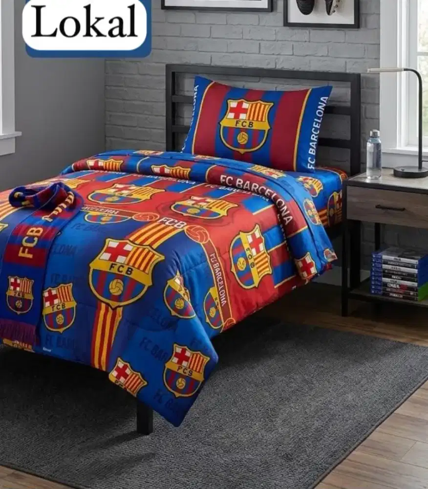 Seprei bola barcelona fc katun