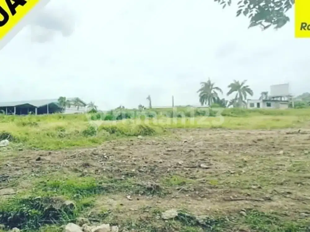 sebidang tanah Luas cocok buat Gudang/Pool di by Pass Panjang Bandar Lampung