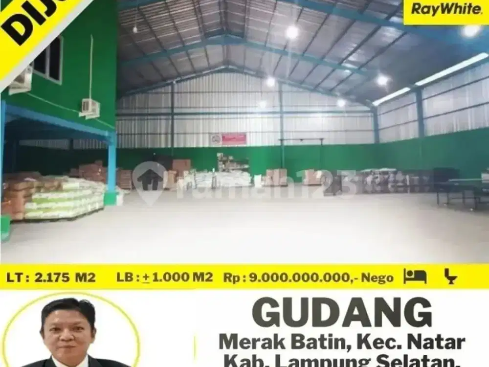 GUDANG DI MERAK BATIN HAJIMENA,  NATAR, LAMPUNG SELATAN