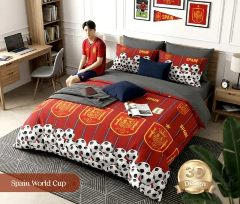 Sprei fifa spanyol worldcup piala duni bola