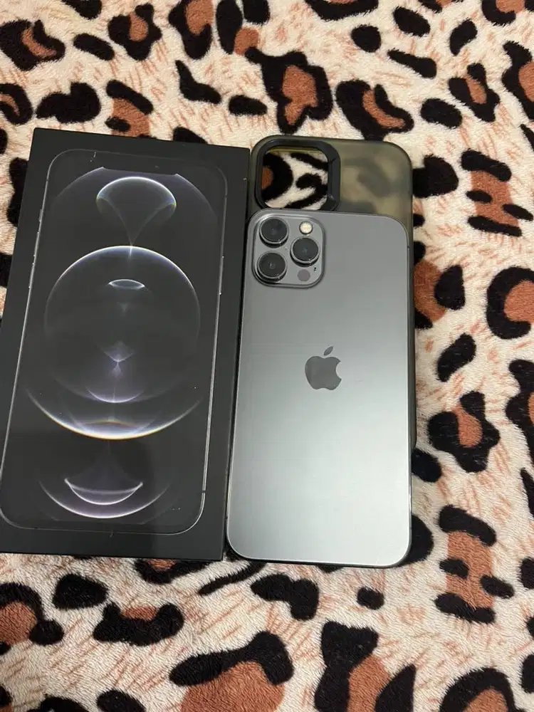 Iphone 12 Pro Max 128gb Graphite Ibox Mulus Fullset
