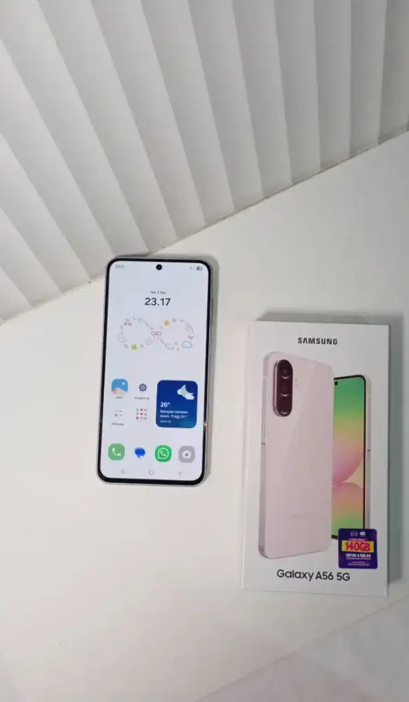 Samsung Galaxy A56 5G Pink + Adapter 45W