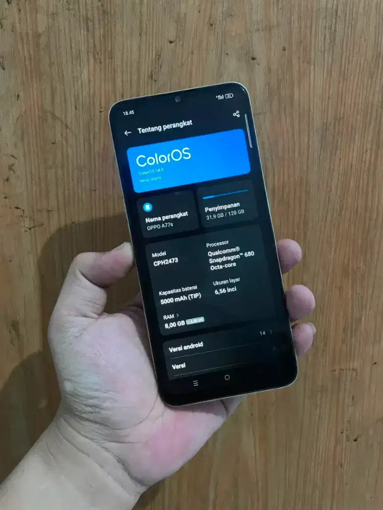 Oppo a77s Original