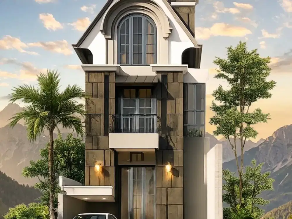 VILLA 3 LANTAI BONUS KOLAM RENANG LOKASI DI KOTA BATU