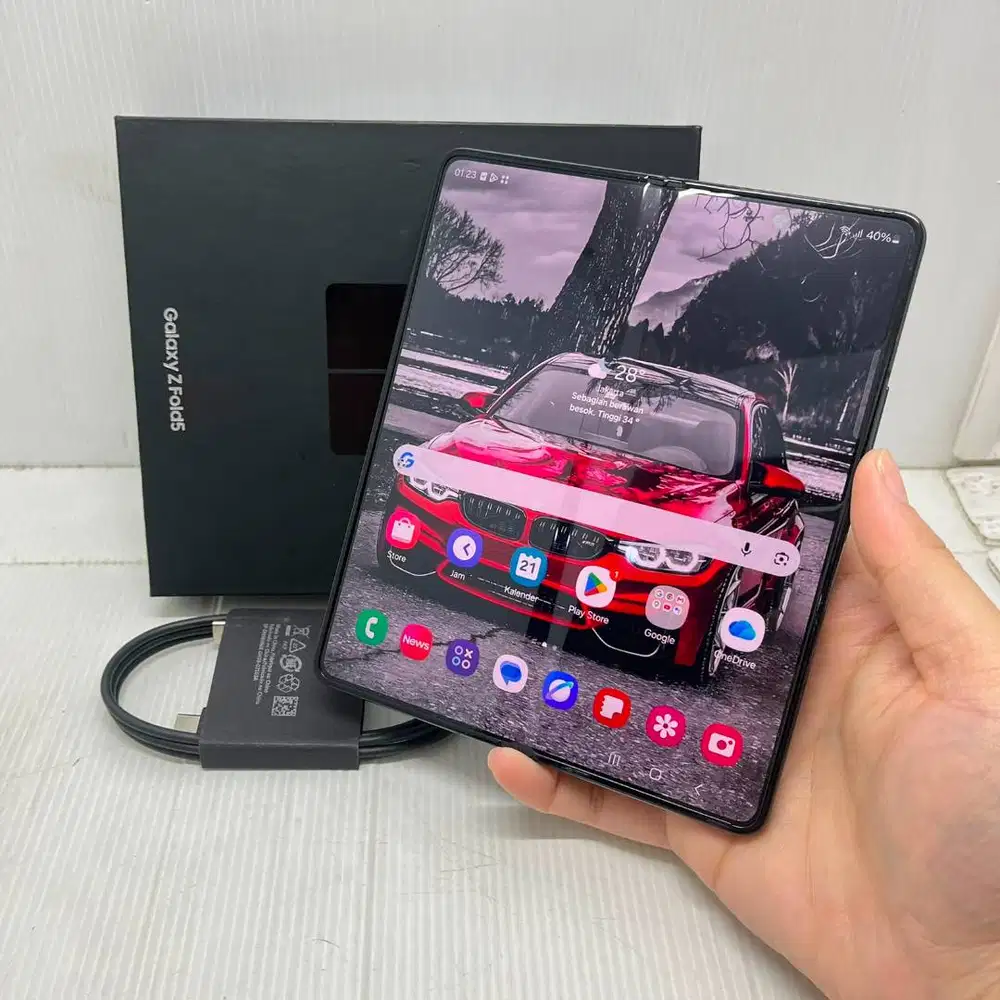 MULUS SAMSUNG GALAXY Z FOLD 5 5G 12/256 BLACK NO MINUS FULLSET