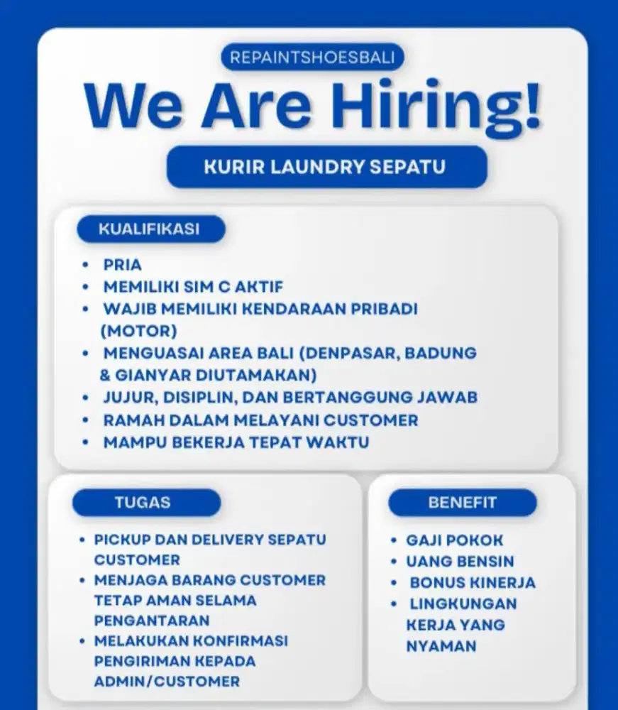 Lowongan Kerja Kurir