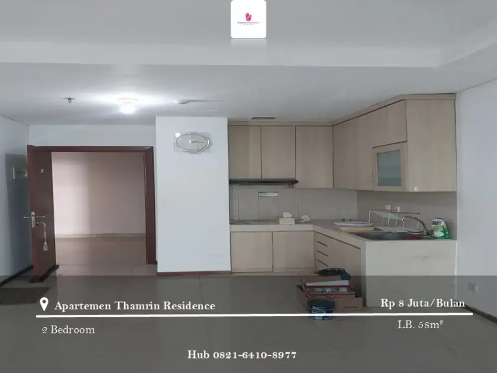 Disewakan Apartement Thamrin Residence 2 Bedrooms Tower B