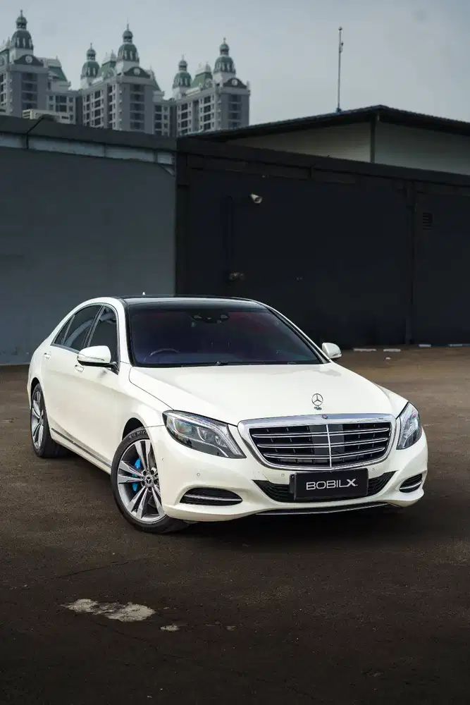 NIK 2015 Mercedes-Benz S400 L Polar White on Espresso Brown