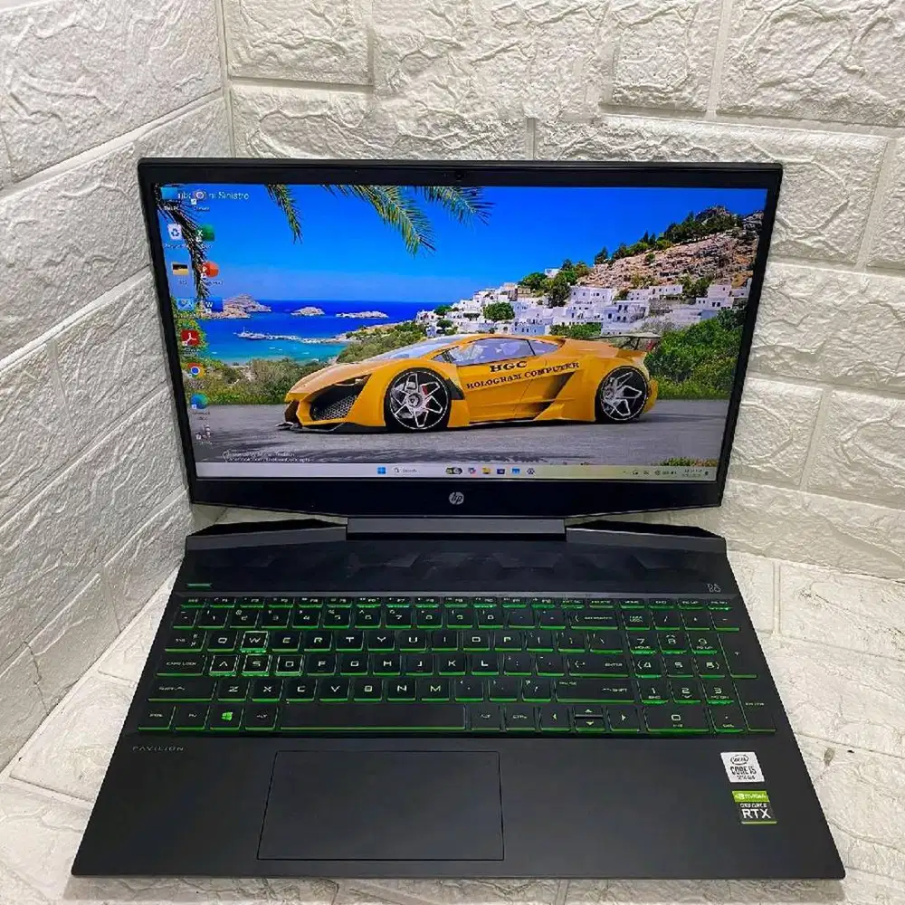 HP GAMING PAVILION 15 I5 GEN 10 NVIDIA RTX 2060 RAM 16 SSD 512 *RHC