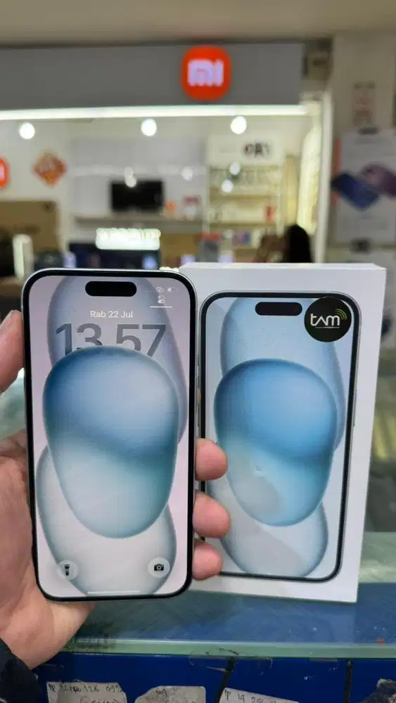 iPhone 15 128 iBox Fullset mulus garansi on januari 2027