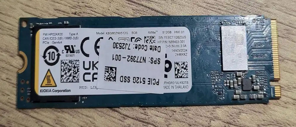 SSD Kioxia 512GB