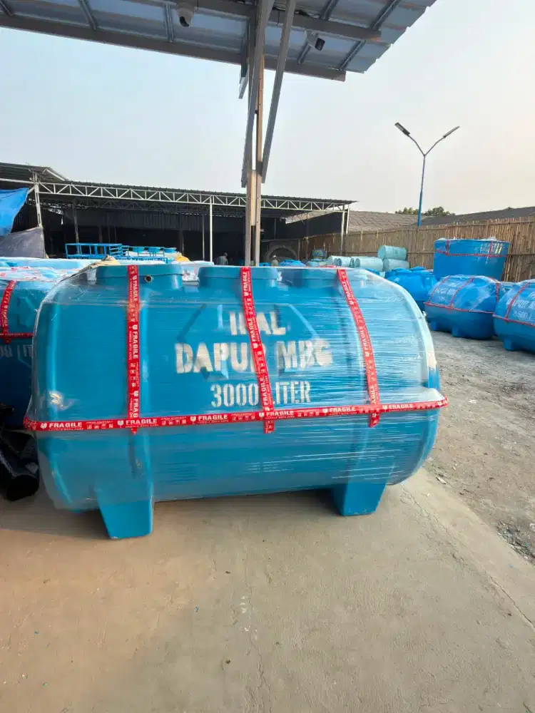 IPAL MBG FULLSET 3000 LITER+ GREASE TRAP+ INSTALASI