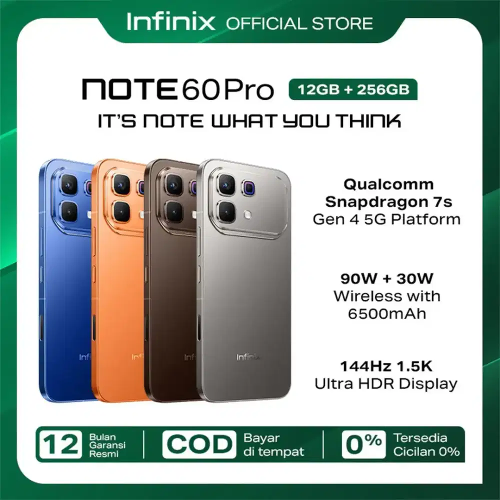 Infinix Note 60 Pro 8+8GB/256GB Snapdragon 7s Gen 4 5G 90W 6500mAh