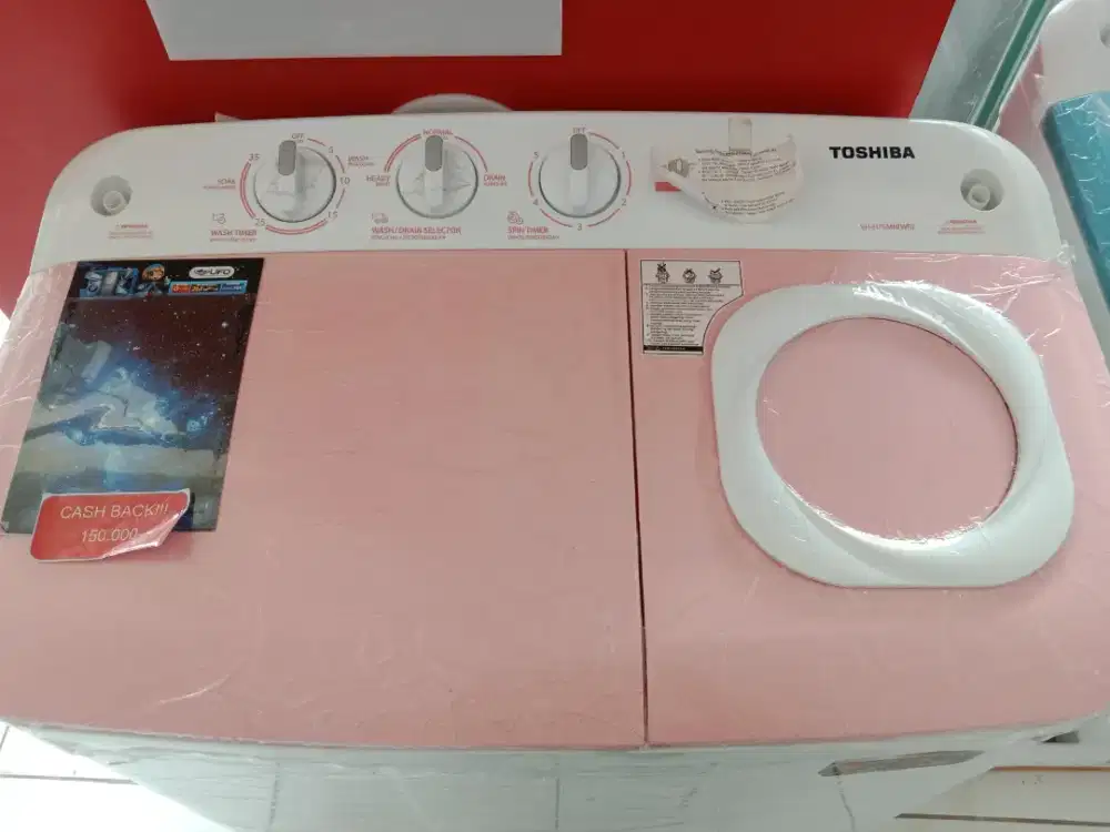 Mesin Cuci Toshiba 2 Tabung - PROMO CASHBACK