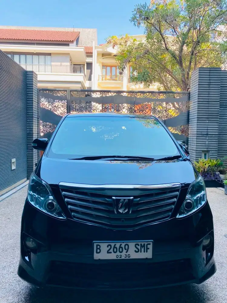 Jual Mobil Toyota Alphard 2010 Warna Hitam