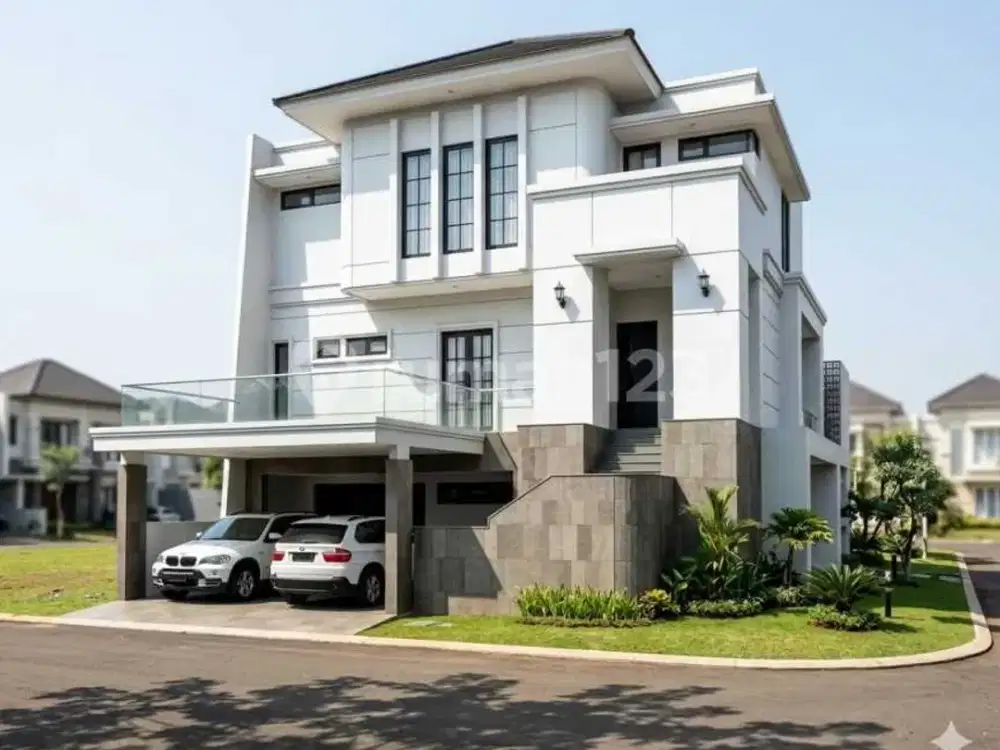 Rumah Modern 3 Lantai Rapih Siap Huni Eminent BSD