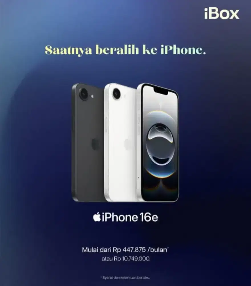 Iphone 16E 128gb IBOX BNIB segel green peel