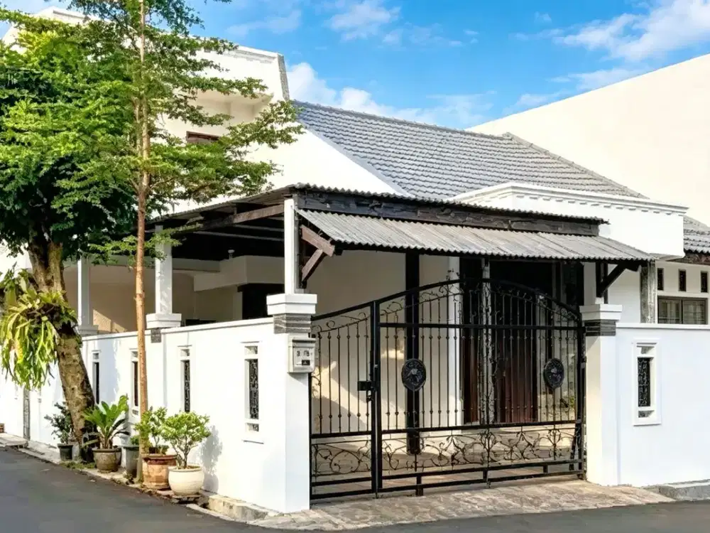 RUMAH LUAS & ASRI DI TAMAN BUARAN INDAH DUREN SAWIT — 3+2 KT, 2 LANTAI, JALAN 2 MOBIL!
