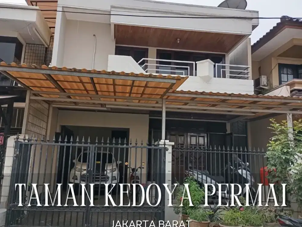DIJUAL CEPAT RUMAH 2 LANTAI SIAP HUNI DI TAMAN KEDOYA PERMAI JAKARTA BARAT