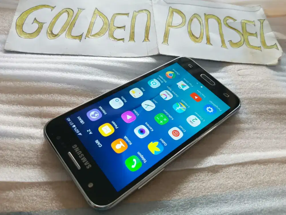 Samsung J5 mulus 8Gb/Ram1.5Gb/4G-Golden ponsel