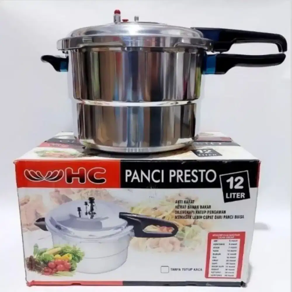 Panci Presto HC 12liter - Alumunium