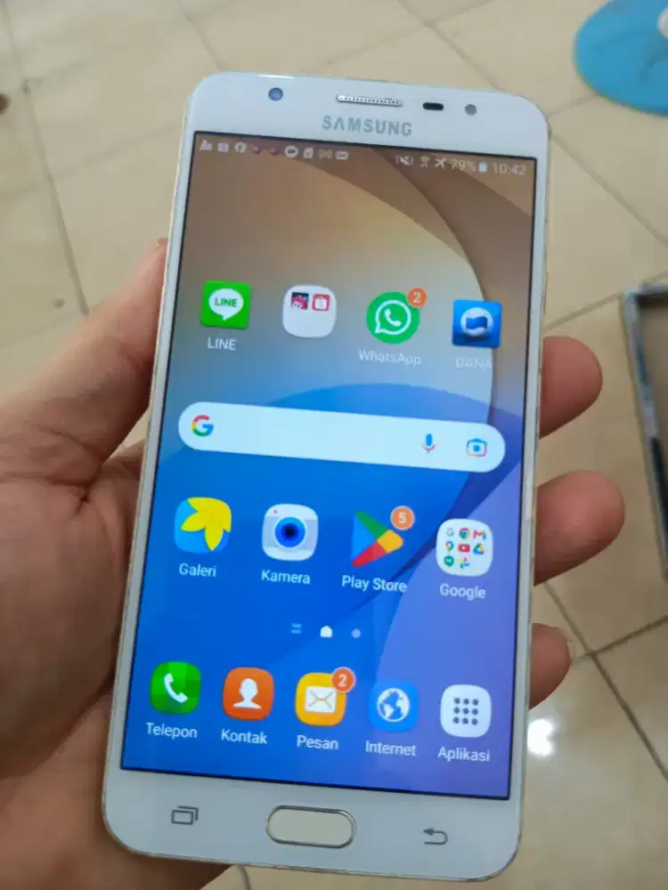 Samsung J7 Prime 32Gb/Ram3Gb/4G-Golden ponsel