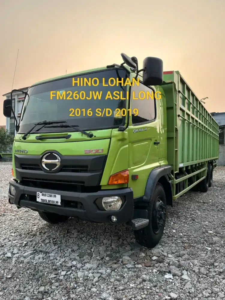 HINO LOHAN FM260JW ASLI LONG 6X4 BAK BESI TRONTON ISTIMEWA SEKALI