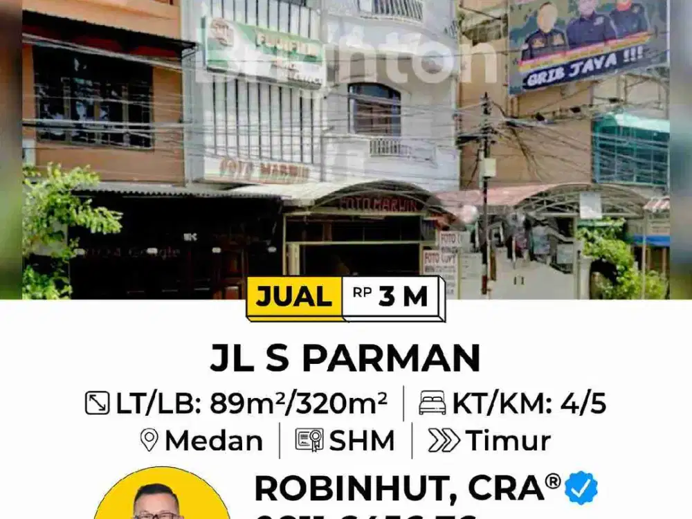 Rumah Siap Huni dan Lokasi Strategis Jl S Parman