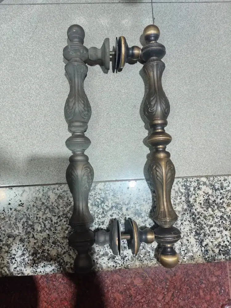 Handle Hendel Pintu Full Kuningan