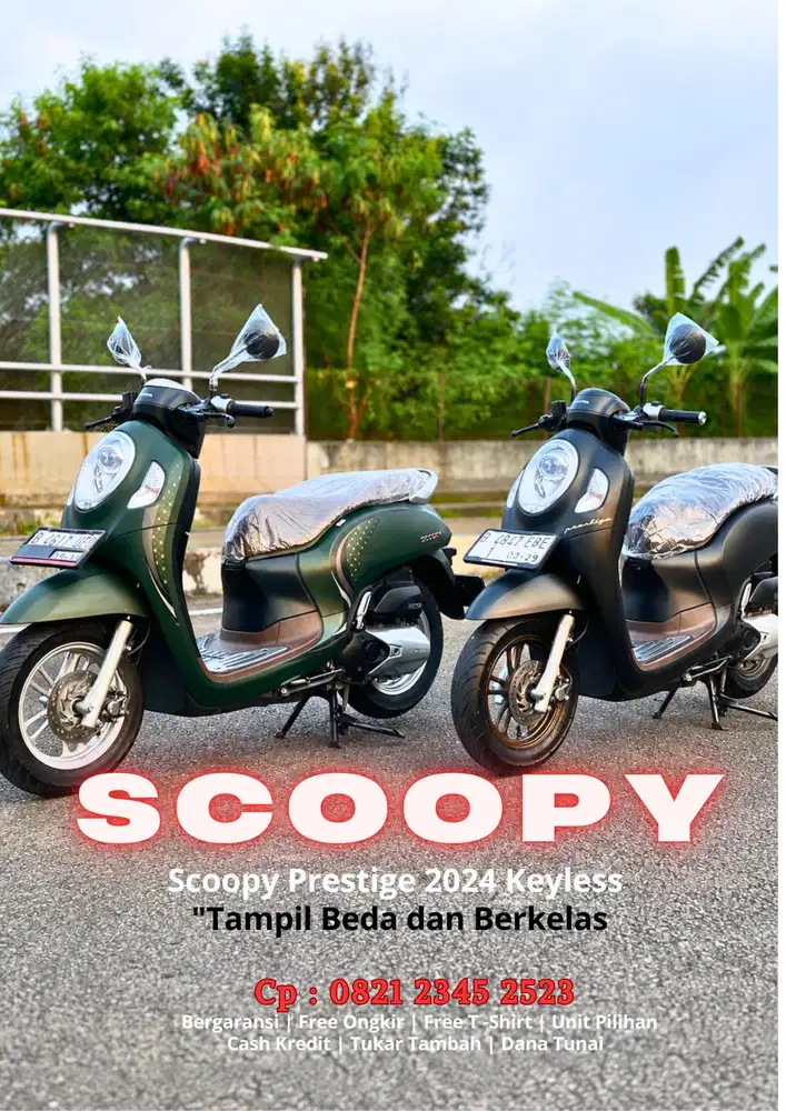Kredit SCOOPY PRESTIGE 2024 Barang Bagus Mulus