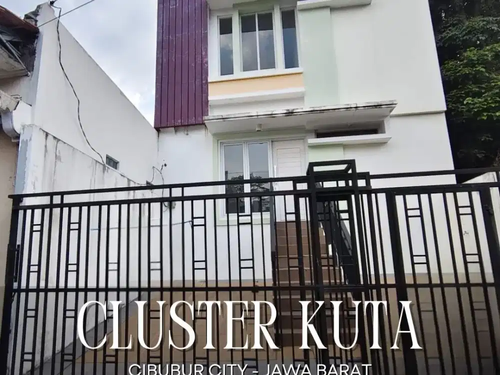 DIJUAL MURAH RUMAH SIAP HUNI DI CLUSTER KUTA CIBUBUR CITY JAWA BARAT