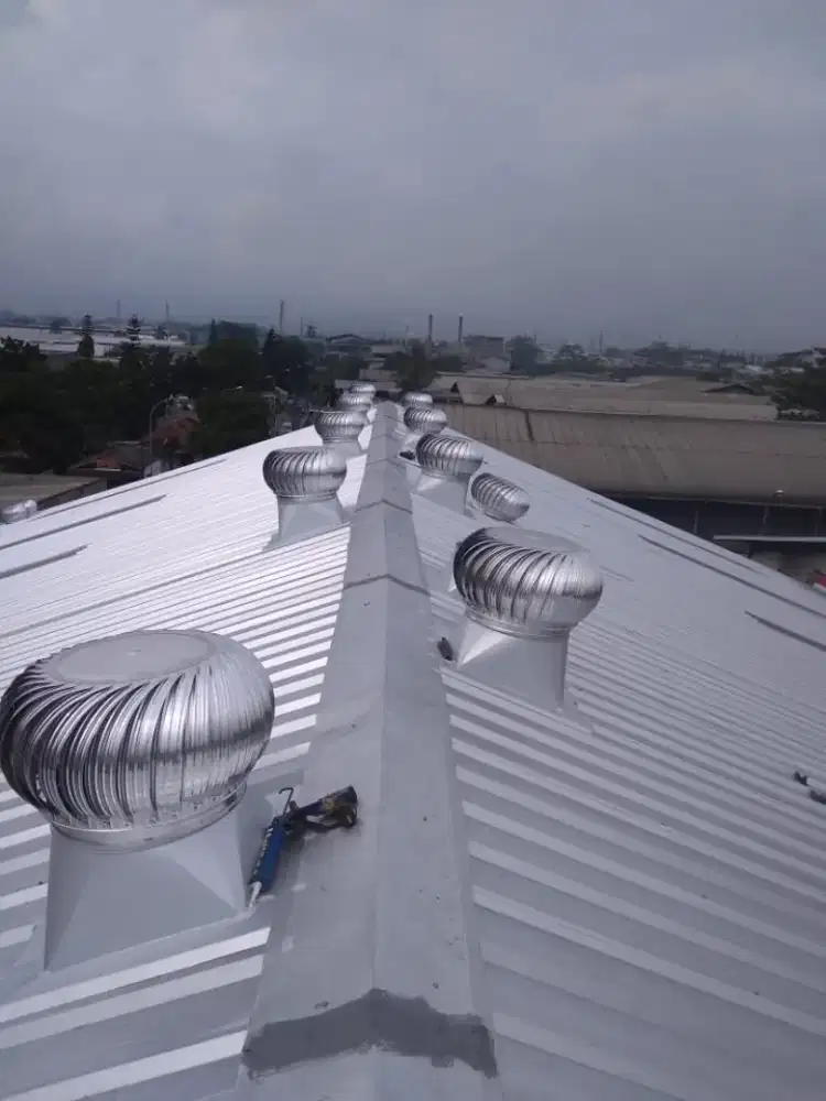 Turbine Ventilator atap pabrik gudang