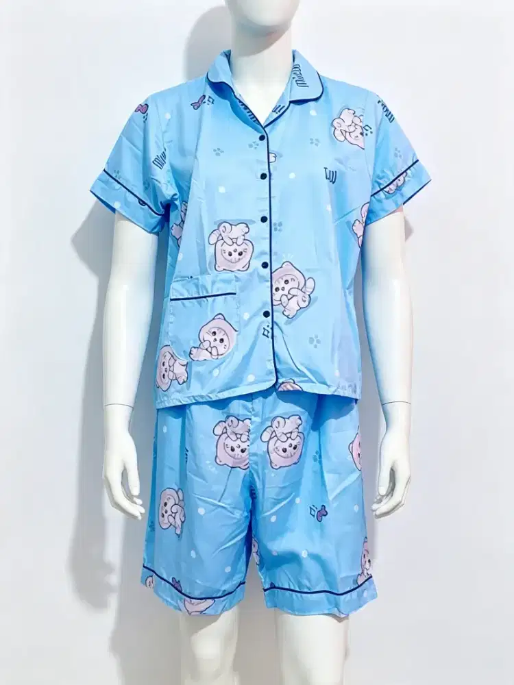Baju piyama  lengan pendek