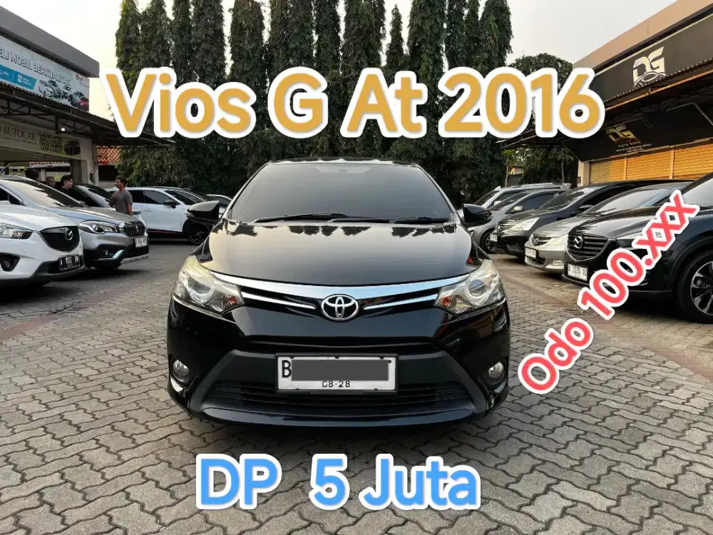 5JT VIOS G AT 2016 FACELIFT BLACK EDITION RARE !!