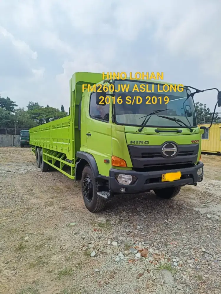 HINO LOHAN FM260JW ASLI LONG BAK TRIWAY 6X4 TRONTON ISTIMEWA SEKALI