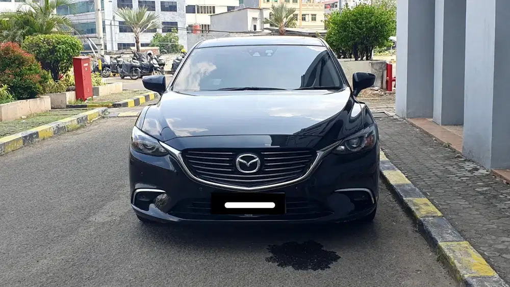Km 40rb mazda 6 mazda6 skyactive 2015 hitam sunroof pajak panjang