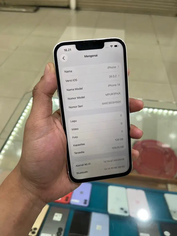 iphone 14 128gb white second ibox