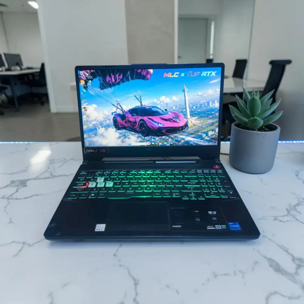 ASUS TUF F15 Corei7 GEN 11 MULUS LIKE NEW [RAM 8GB/SSD 512GB RTX 3050]