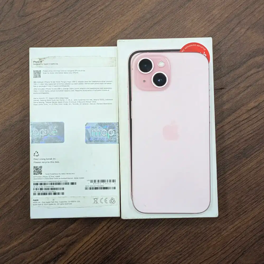 iPhone 15 Pink 128 iBox