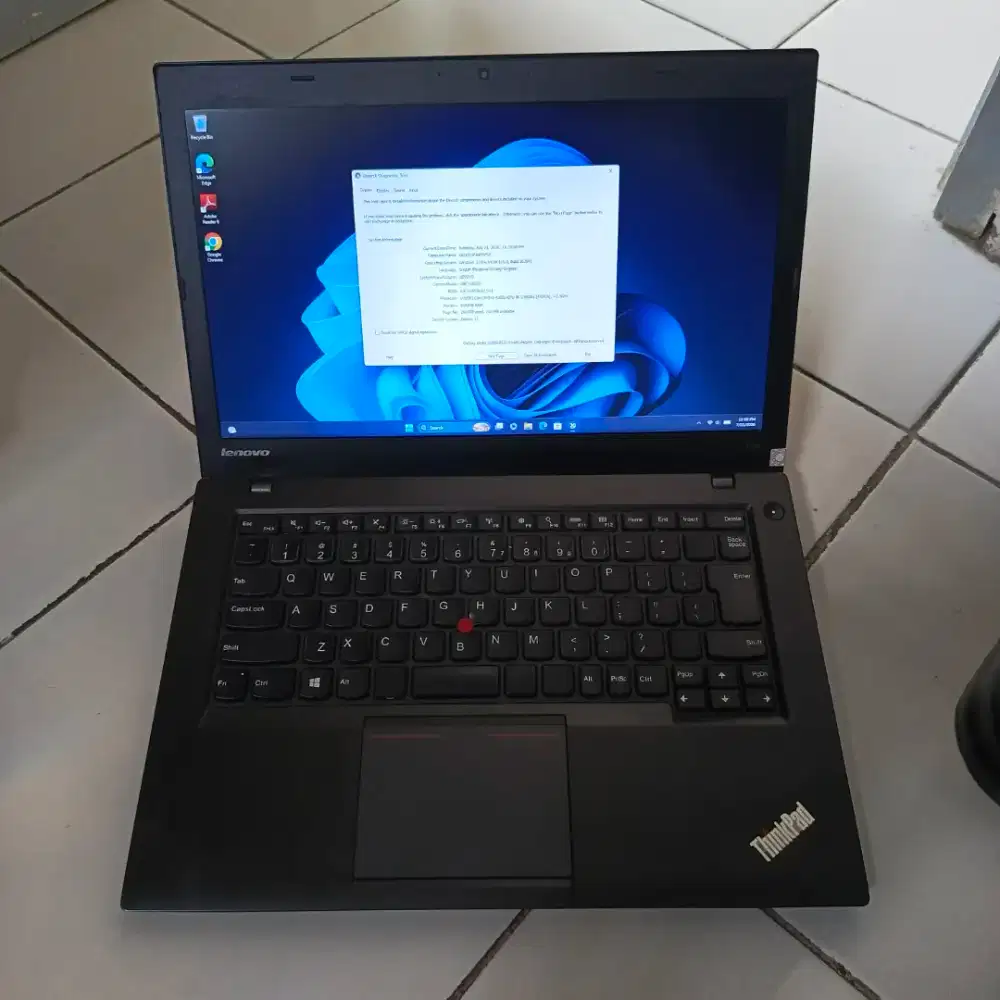 Jual laptop lenovo thinkpad T440 core i5 8/128