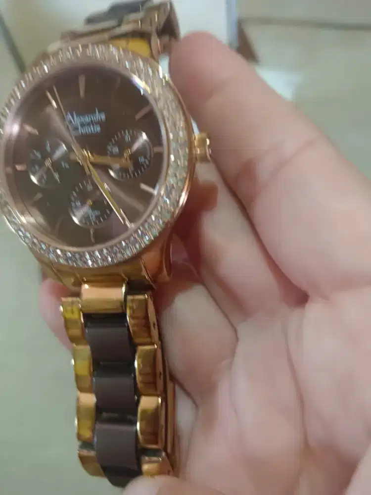 Jam tangan wanita Alexandre christie 2914BF Fullset